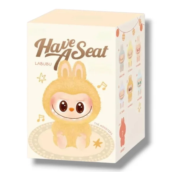 Certified LABUBU Have A Seat Monster New Sealed Box Pop Mart Authentic Blind Box - Picture 1 of 15